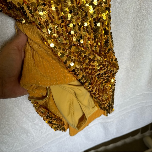 Revolution Gold Sequin Dress Balera Size IC - Picture 4 of 6